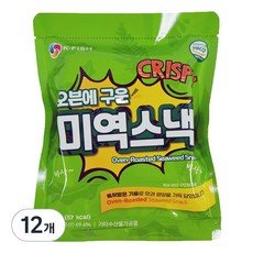 석하 오븐에 구운 미역스낵, 15g, 12개