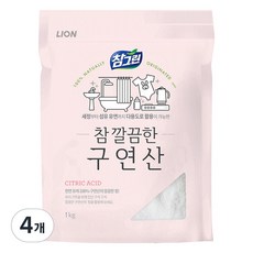 Chamgreen 檸檬酸潔淨粉, 1kg, 4個
