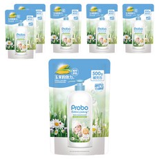 Probo 博寶兒 奶瓶蔬果洗潔精補充包，橘子油萃取，適用於奶瓶、蔬果和食器清潔, 500g, 6包