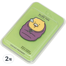 카카오프렌즈 캠핑 춘식이 전신형 슬라이드톡, 침낭 춘식이, 2개