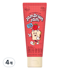 복음자리 짜먹는 잼다운잼 딸기, 100g, 4개