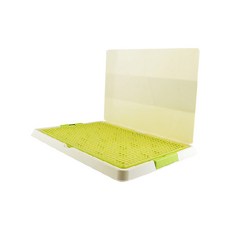Dr. Lee 折疊式防抓式狗便盆 寵物專用 DL 610, 折疊式方便收納, 加厚加固濾網格片, 有效防止狗狗踩到尿尿, 44.5 x 33.8 x 2.5cm, 綠色, 1個