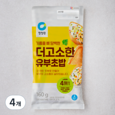 대상 종가집 더 고소한 유부초밥, 160g, 4개