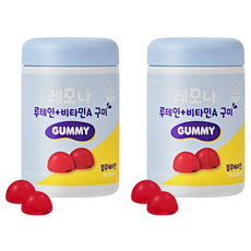 레모나 루테인 + 비타민A 구미, 60정, 240g, 2개 60정, 2통