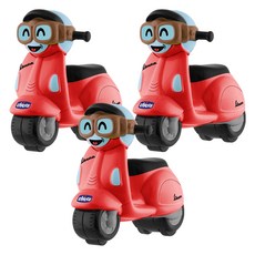 Chicco 迷你偉士牌迴力摩托車, 紅色, 3個