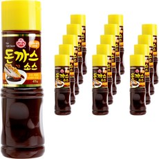 오뚜기 돈까스 소스, 470g, 15개