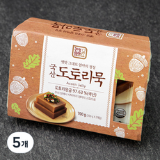 친정엄마 국산 도토리묵 2입, 700g, 5개