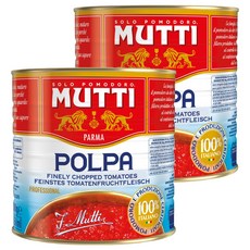 MUTTI 慕堤 1盒無皮番茄泥 2.5kg, 2個