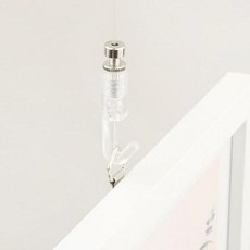 철물백화점 원터치 스타 기본형 액자걸이, 투명, 4개