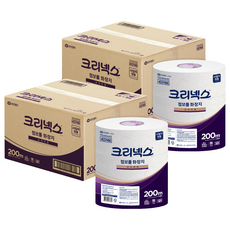 Kleenex 舒潔 2層大捲衛生紙優質250m, 200m, 3捲, 8個