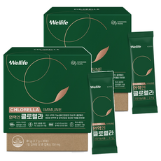 대상웰라이프 면역엔 클로렐라, 81g, 2개