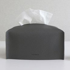 SOYMIX 皮革面紙套, 深灰色