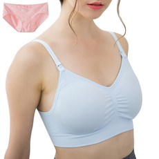 CECEMOM 哺乳內衣+V剪裁棉質彈力低腰內褲 CBR6021