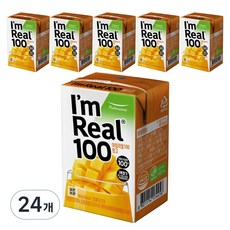 I'm Real 100芒果果汁, 140ml, 24個