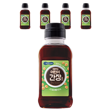 베베쿡 처음먹는 어린이 간장소스, 한식 간장, 145ml, 5개