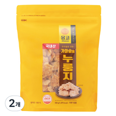 몽고식품 우리쌀 가마솥 누룽지, 500g, 2개