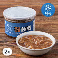 살맛나요 간장 순살게장 (냉동), 200g, 2개