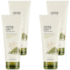 더페이스샵 허브데이 365 마스터블렌딩 페이셜 클렌징 폼 녹두, 170ml, 4개