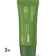 토니모리 더 그린티 트루바이옴 수분 선 비비크림 포맨 SPF50+PA+++ 50ml, 내추럴 스킨, 3개