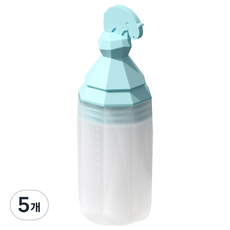 이크 실리콘 투약병 60ml, 5개