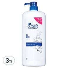 헤드앤숄더 딥 클린 샴푸 대용량, 1200ml, 3개