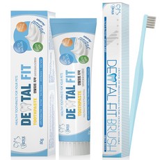 덴탈피트 반려동물 칫솔치약세트 80g, 1세트