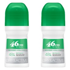 온더바디 46cm 나이아신아마이드 롤온 데오드란트 허벌 포레스트향, 75ml, 2개