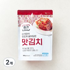 대상 종가 맛김치, 800g, 2개