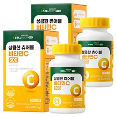 이너랩 상큼한 츄어블 비타민C 500, 60정, 2개 60정, 120g, 2개