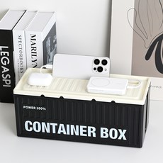 Livingway 室內多接頭理線器, 1個, 黑色奶油