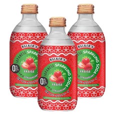 沃克斯 無糖氣泡飲 草莓風味 290毫升, 290ml, 3瓶