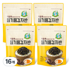 지도표성경 직접 짠 들기름 김자반, 50g, 16개