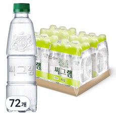 씨그램 라임 무라벨 탄산수, 350ml, 72개