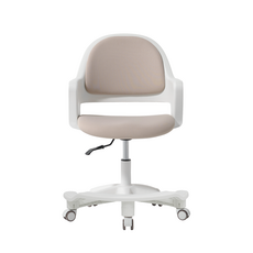 에르먼 아보 무회전 어린이 초등학생의자 + 발받침 세트, 오트베이지 오트베이지