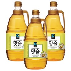 청정원 생강&매실 맛술, 1.8L, 3개