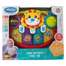 playgro 培高 手推車活力獅小鋼琴，20首趣味音樂, 1盒