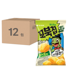 ORION 好麗友 烏龜玉米脆片 玉米濃湯風味, 80g, 12包