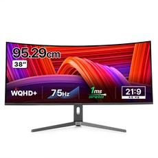 크로스오버 WQHD+ IPS TYPE-C PD 울트라와이드 커브드 모니터, 95.3cm, 38LGD66C(무결점)