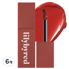  릴리바이레드 로맨틱 라이어 무스 틴트 3.9g, #05 무화과 퓨레인척, 6개 