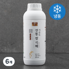 기순도전통장 전통 쌀 식혜 (냉동), 1000ml, 6개