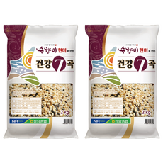 수향미 현미로 만든 건강 7곡, 2개, 2kg 2개, 2kg