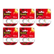 스카치 테이프 디스펜서 583D 18mm x 30m, 투명, 5개