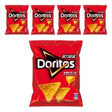 Doritos 多力多滋 玉米片 超濃起司, 68g, 5包