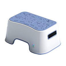 YoGoMoJi 多功能增高防滑浴室防滑安全腳踏凳, 太空藍, 1個