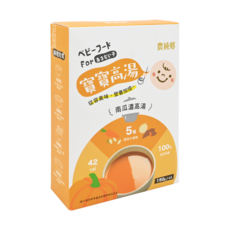 農純鄉 台灣公司貨 寶寶高湯 南瓜濃高湯 4包, 600g, 1盒