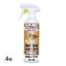 CLEAN CAPTAIN 除垢隊長 油性殘膠除膠清潔劑 專業泡沫款 500g, 4瓶