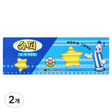 지구화학 슈퍼 색연필 낱색 노랑 12p, 1색, 2개