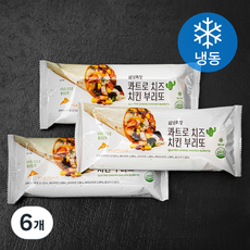 설성목장 콰트로 치즈 치킨 부리또 (냉동), 125g, 6개