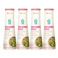청정원 1000 아일랜드 드레싱, 310g, 4개