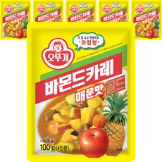 오뚜기 바몬드 카레 과립형 골드 매운맛, 100g, 6개